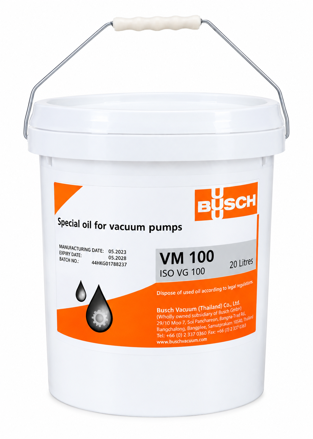 روغن وکیوم بوش VM 100 سطل ۲۰ لیتری