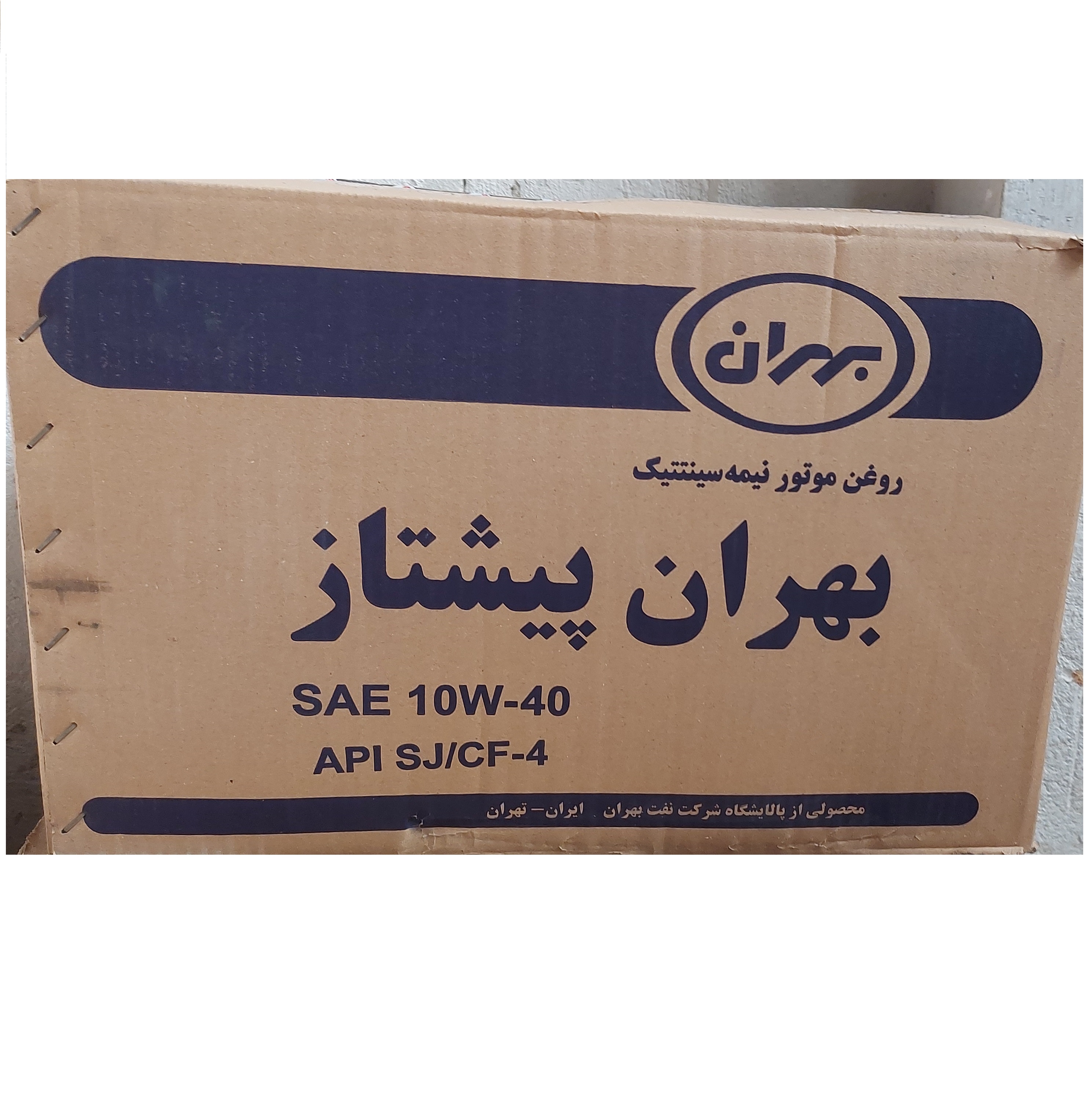 روغن موتور بهران پیشتاز 10W40 SJ کارتن 6 عددی