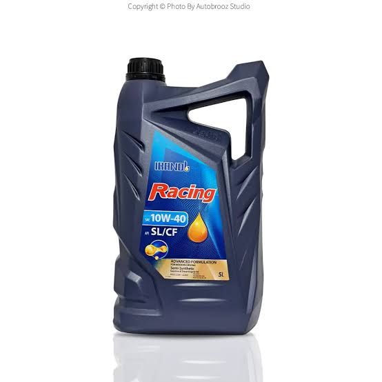 روغن موتور ایرانول ریسینگ MAX 10W40 SL گالن 5 لیتری پلاستیکی